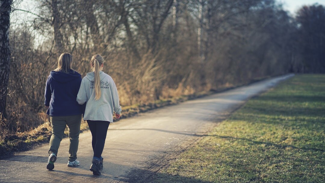 couple walking together